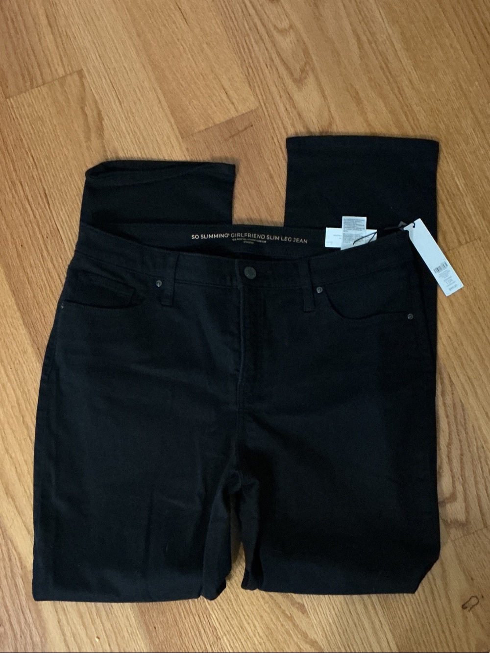 Chico’s So Slimming Girlfriend Slim Leg Black Women’s Jeans